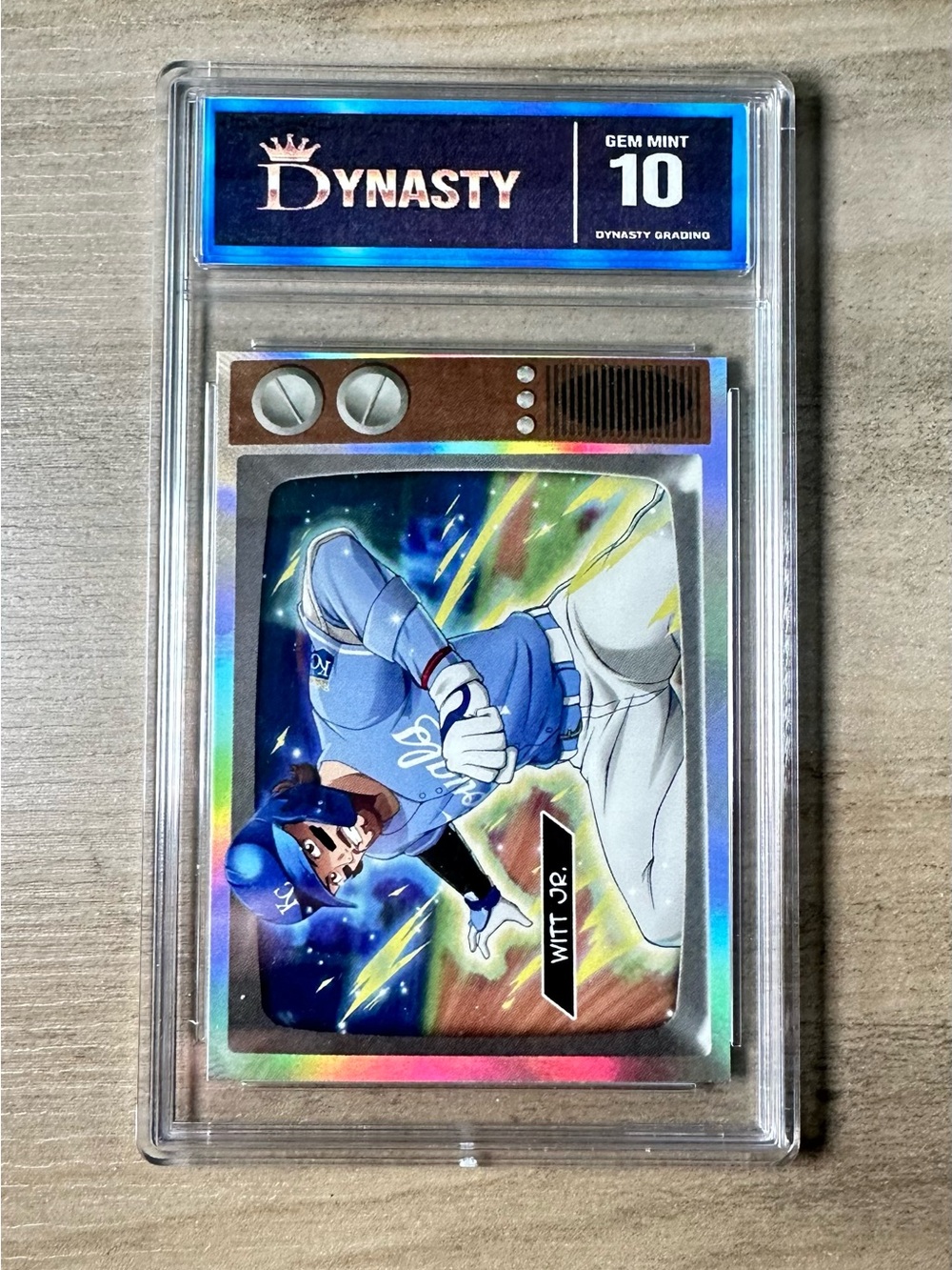 Bobby Witt Jr 2025 Topps Anime #BA-4 Gem Mint 10 Novelty Baseball Card.
